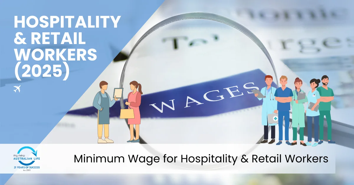 Minimum Wage for Hospitality & Retail Workers in Australia (2025)