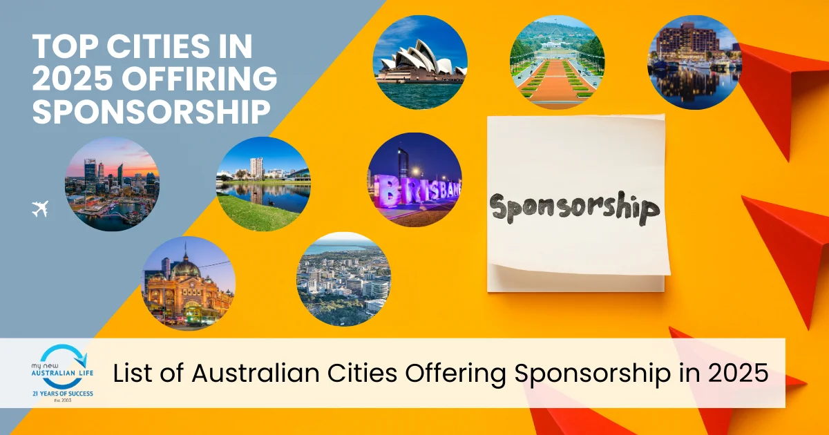 List of Australian Cities Offering Sponsorship in 2025